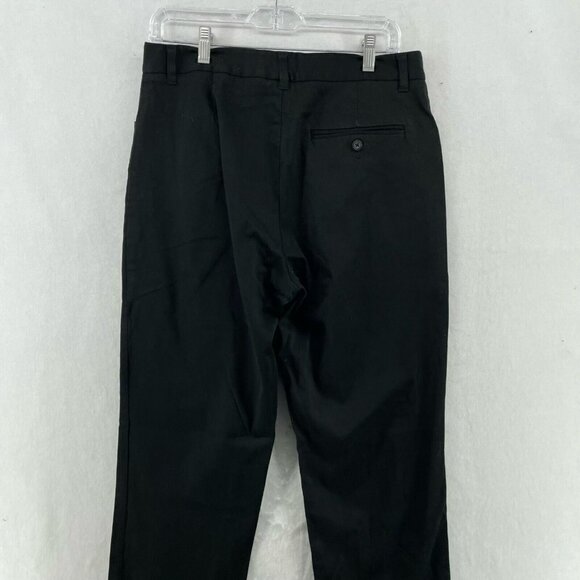 Kenneth Cole Pants Women's Sz 33x30 Black High-Rise Straight Flat Front Stretch - Picture 6 of 11